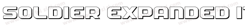 Soldier Expanded Italic Expanded It字体转换